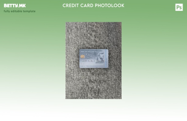 модерен стил на САД Банка на Западниот брег AMEX платина картичка photolook пред